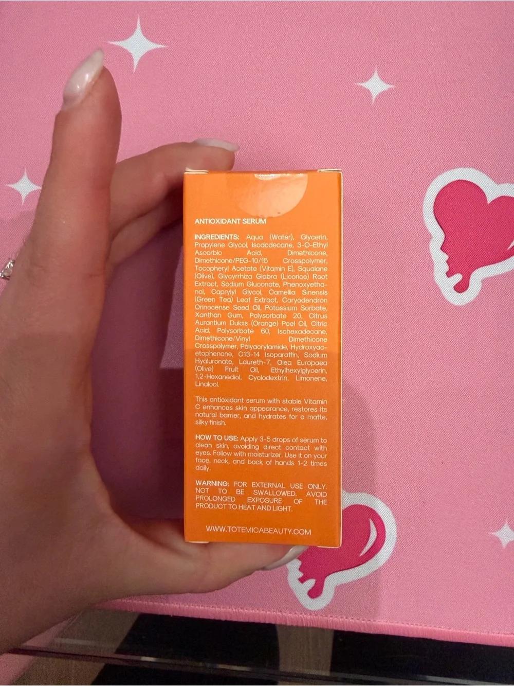 Antioxidant Serum (Orange) – Vitamin C Brightening Serum